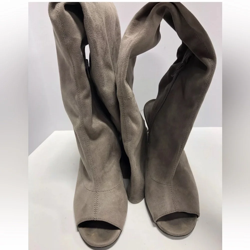 Guess Women’s Galle, Open Toe Over The Knee Boots, Size 9.5 M
